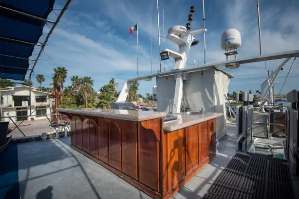 Rocio Del Mar Liveaboard outdoor kitchen