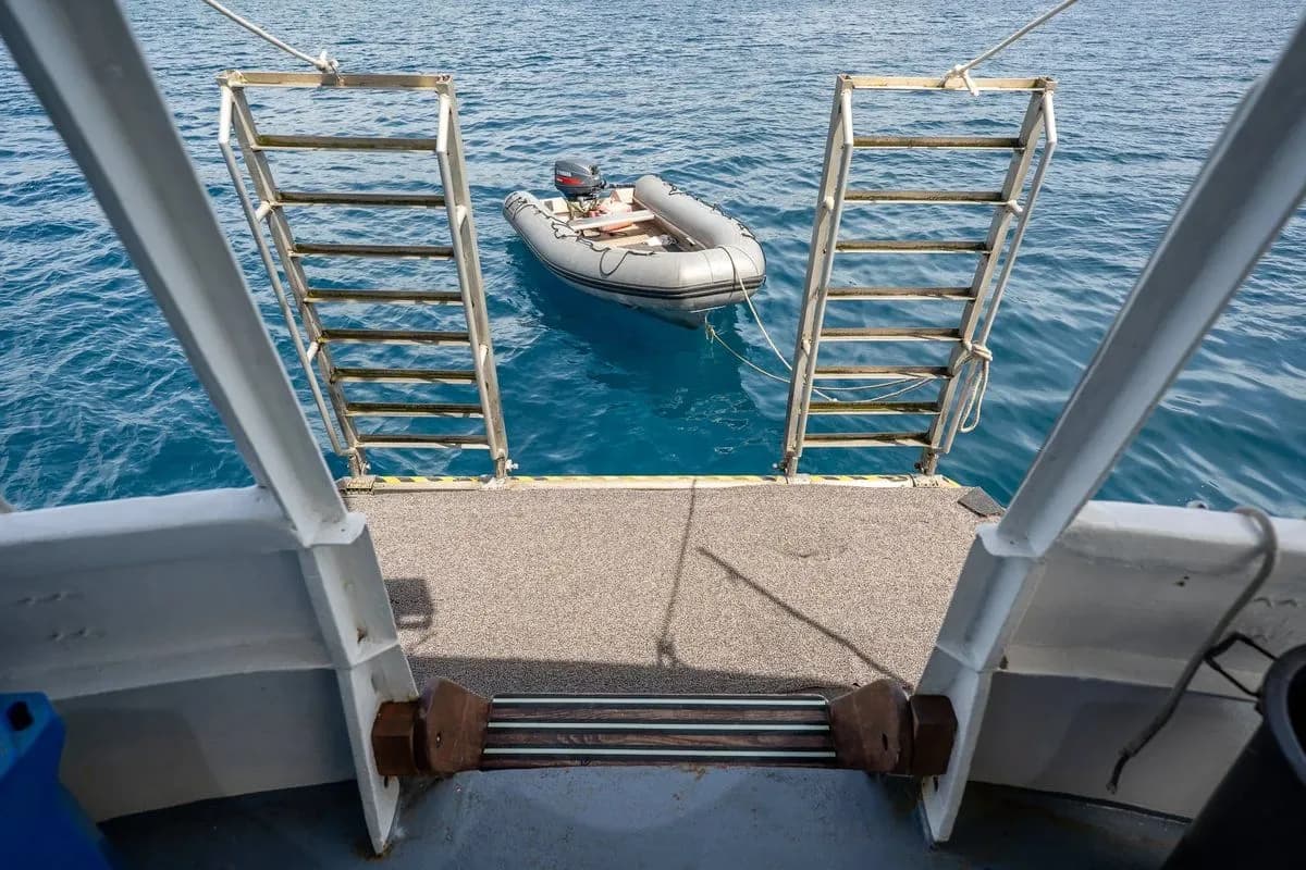 Solomons Master Ladders and tender