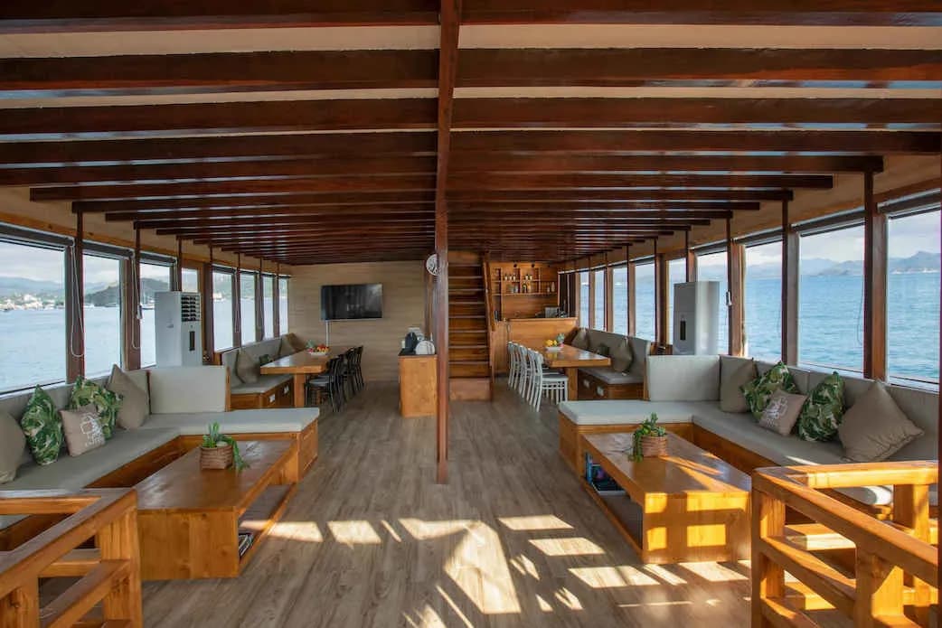 Large indoor dining area