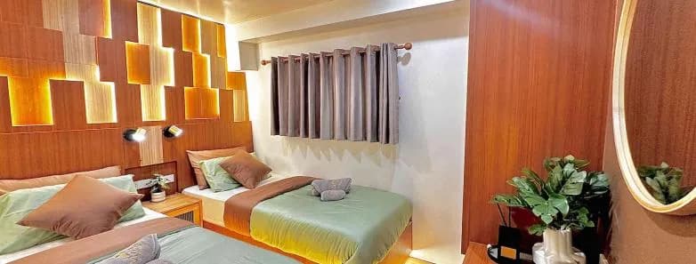 Twin bed accommodations