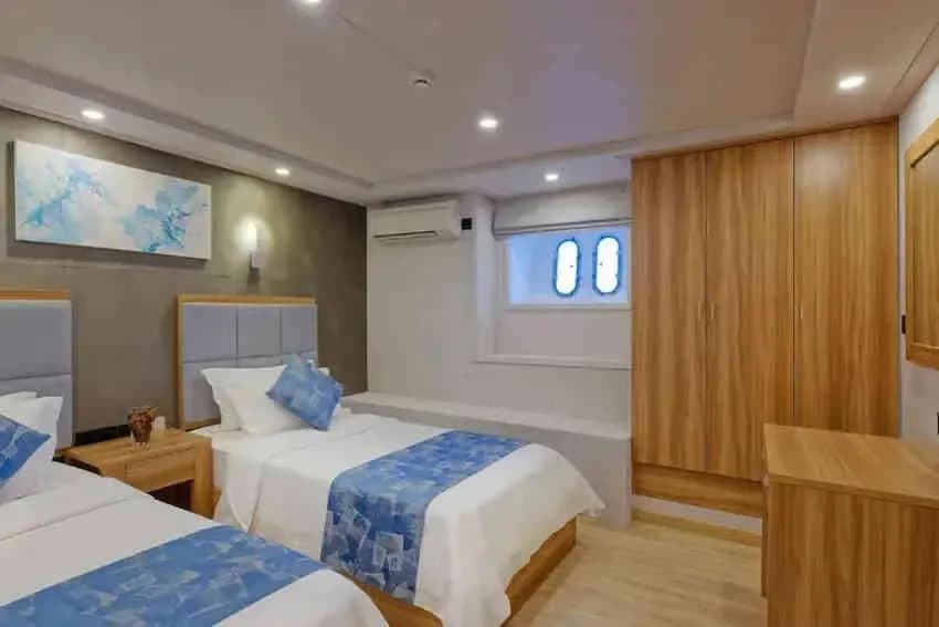 Twin bed accommodation