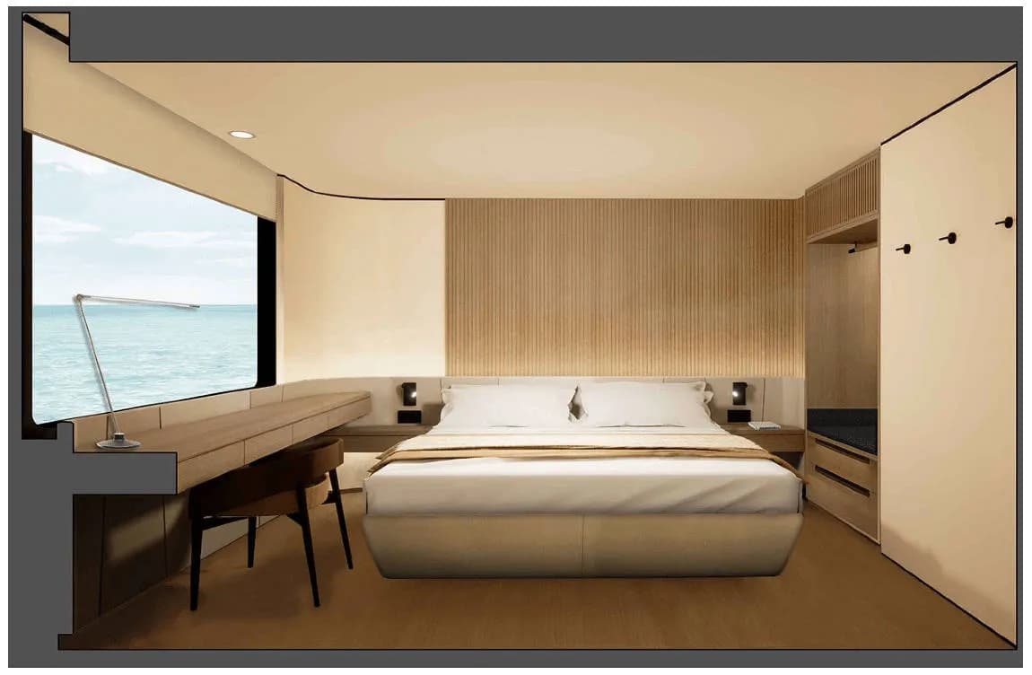 Double bed accommodation