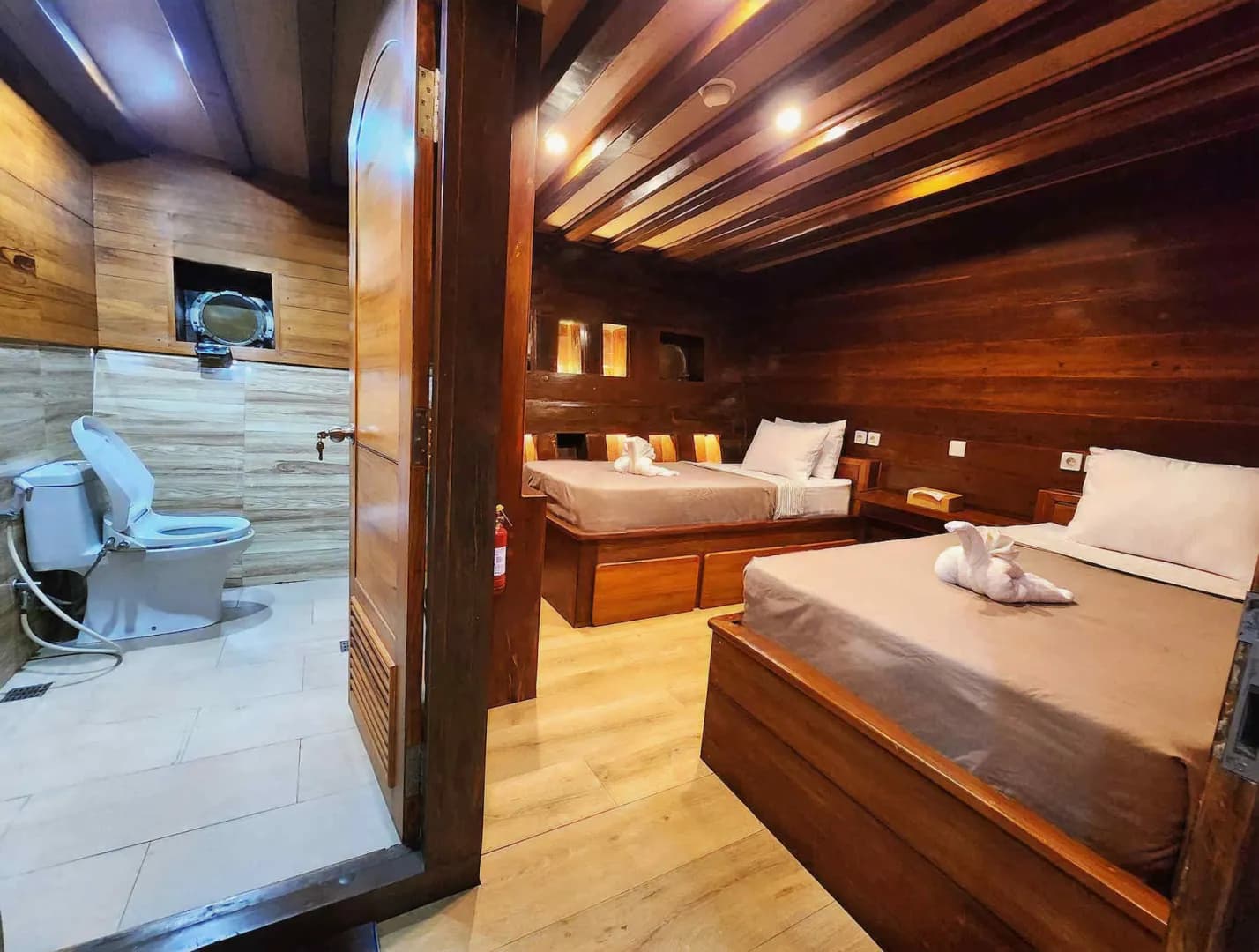 Twin bed accommodation