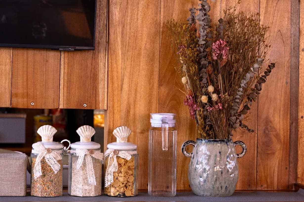 Interior of the boat