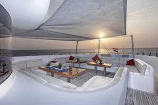 Shaded area of the seundeck