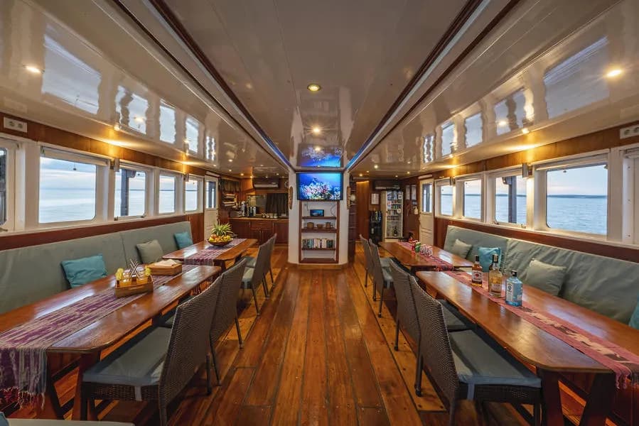 Air-conditioned dining area