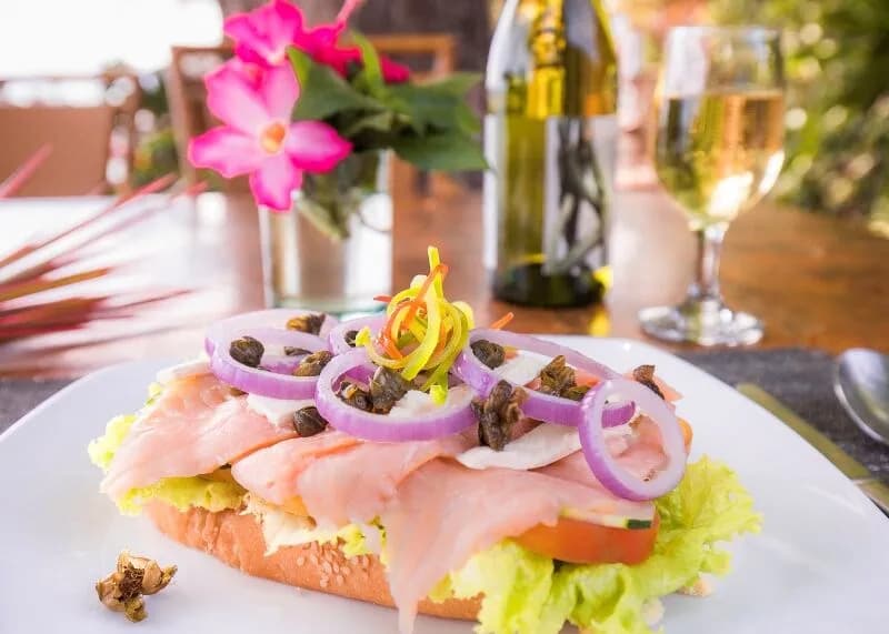 A beautiful meal at El Galleon